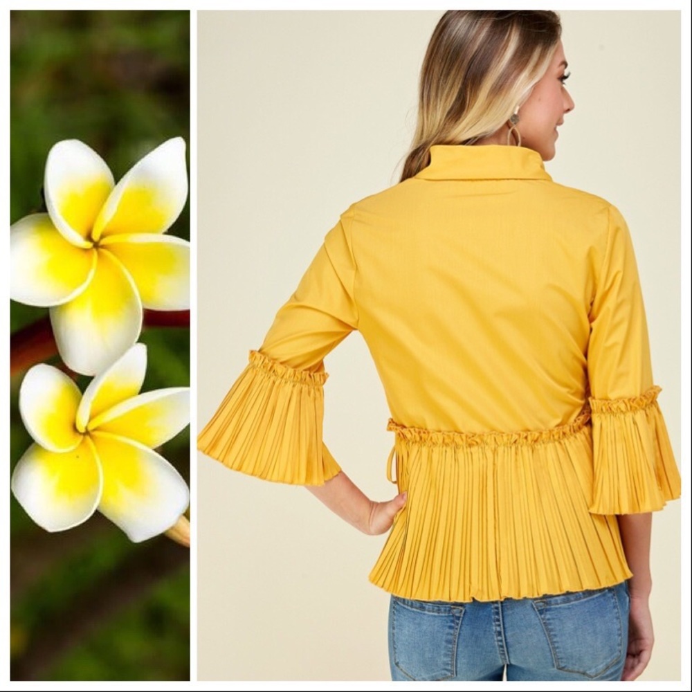 The Josie Wrap & Pleating Top - Picture 6 of 8